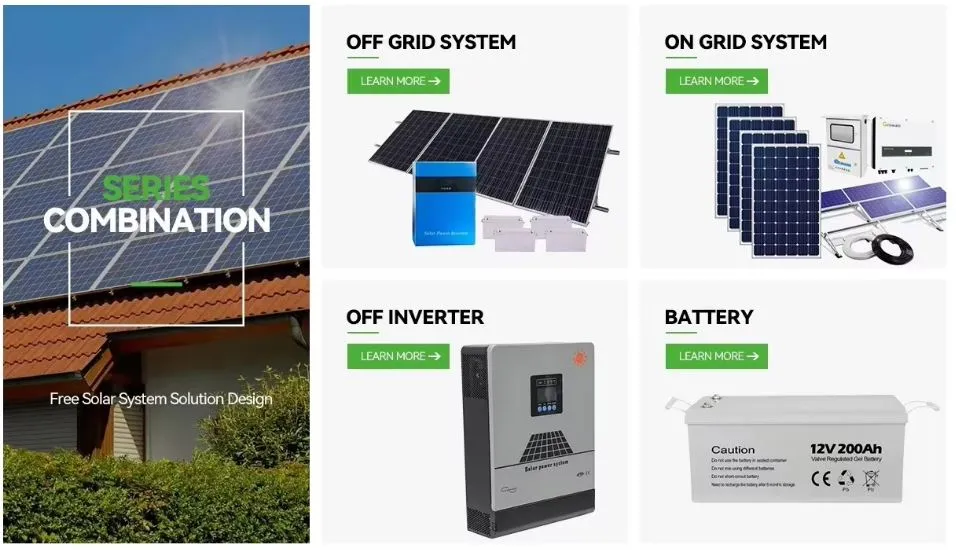 Компоненты промышленной солнечной системы